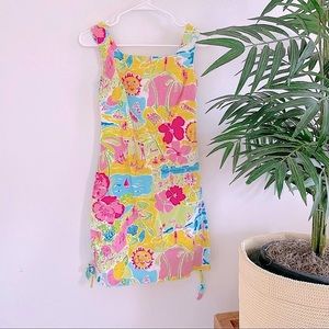 Vintage Lilly Pulitzer Lillywood California Print Dress